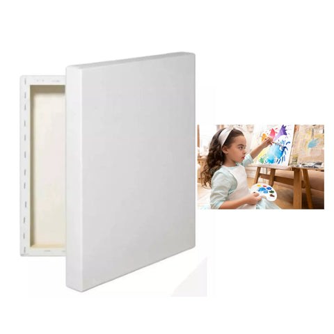 Lienzo para Pintar 40x50 cm - Marco de Madera Ideal para Proyectos Artísticos