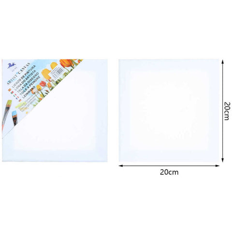 Lienzo para Pintar 20x20 cm - Marco de Madera para Proyectos Artísticos