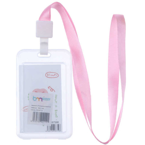 Porta Credenciales Flowers con Broche y Diseño Impermeable