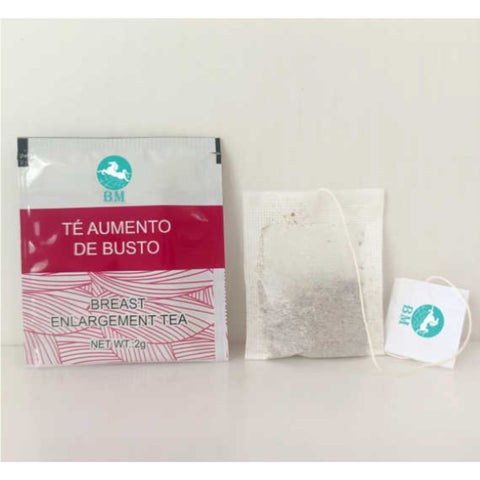 Té Natural para Aumento de Busto 40g - 20 Bolsitas de 2g por Caja