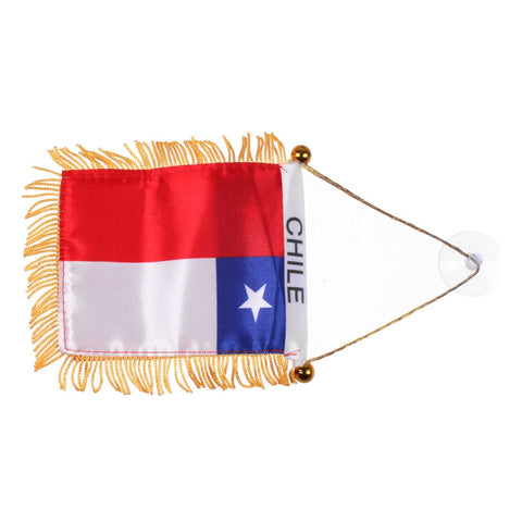 Banderín Decorativo Pequeño 12x8cm Fiestas Patrias de Chile