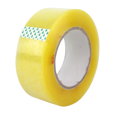 Cinta de Embalaje Transparente Amarilla 48mm x 80y – 45 micras