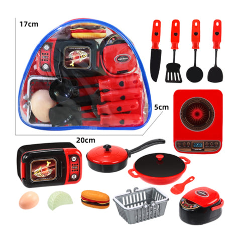Set de Cocina Infantil 16 Piezas Mini Chef BY279-004