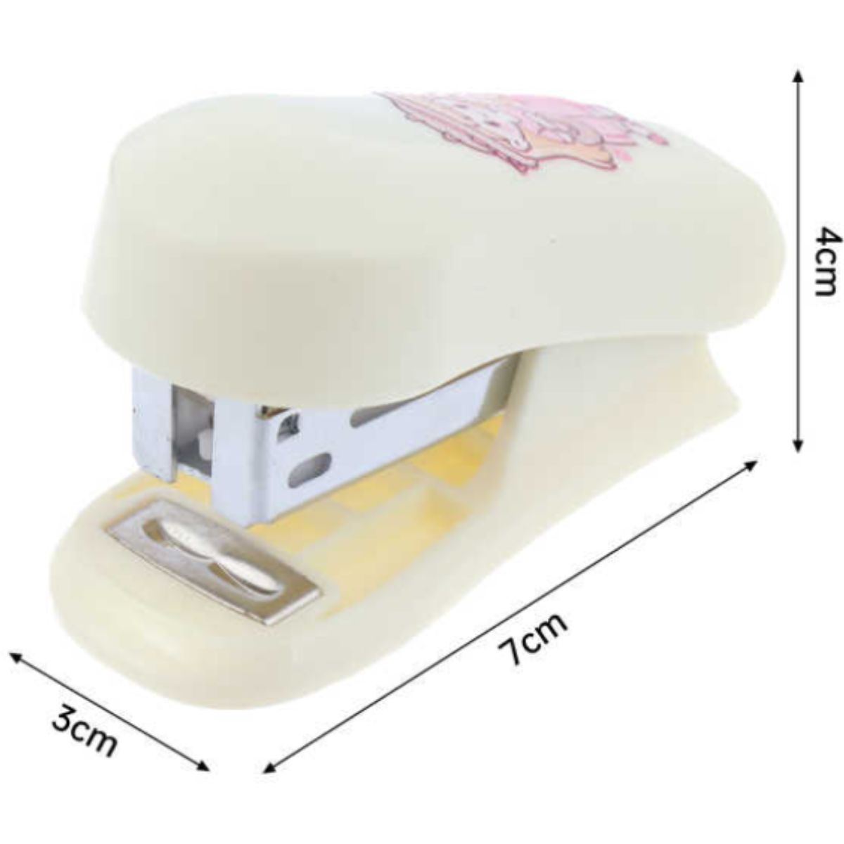 Mini Corchetera Plastica 3x4x7 Cm + Corchetes 24/6