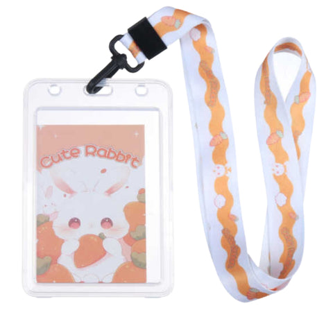 Porta Credenciales Modelo 8200 Diseño Cute Conejo - Diseños Variados