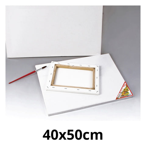 Lienzo para Pintar 40x50 cm - Marco de Madera Ideal para Proyectos Artísticos
