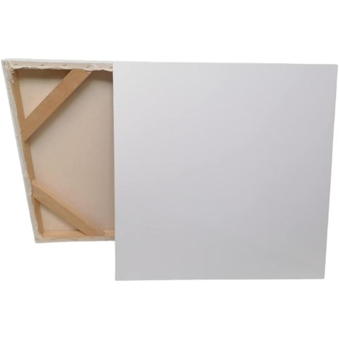Lienzo para Pintar 40x40 cm - Marco de Madera Resistente para Proyectos Artísticos