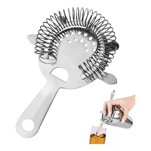 Colador de Bar Oruga para Cócteles – Acero Inoxidable 14 cm