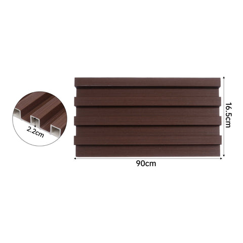 Pack 10 Panel Decorativo PVC Marmol Madera 90cm
