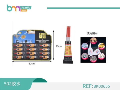 Pack 12 Adhesivos Instantáneos Super Glue 3g – Unión Rápida y Resistente