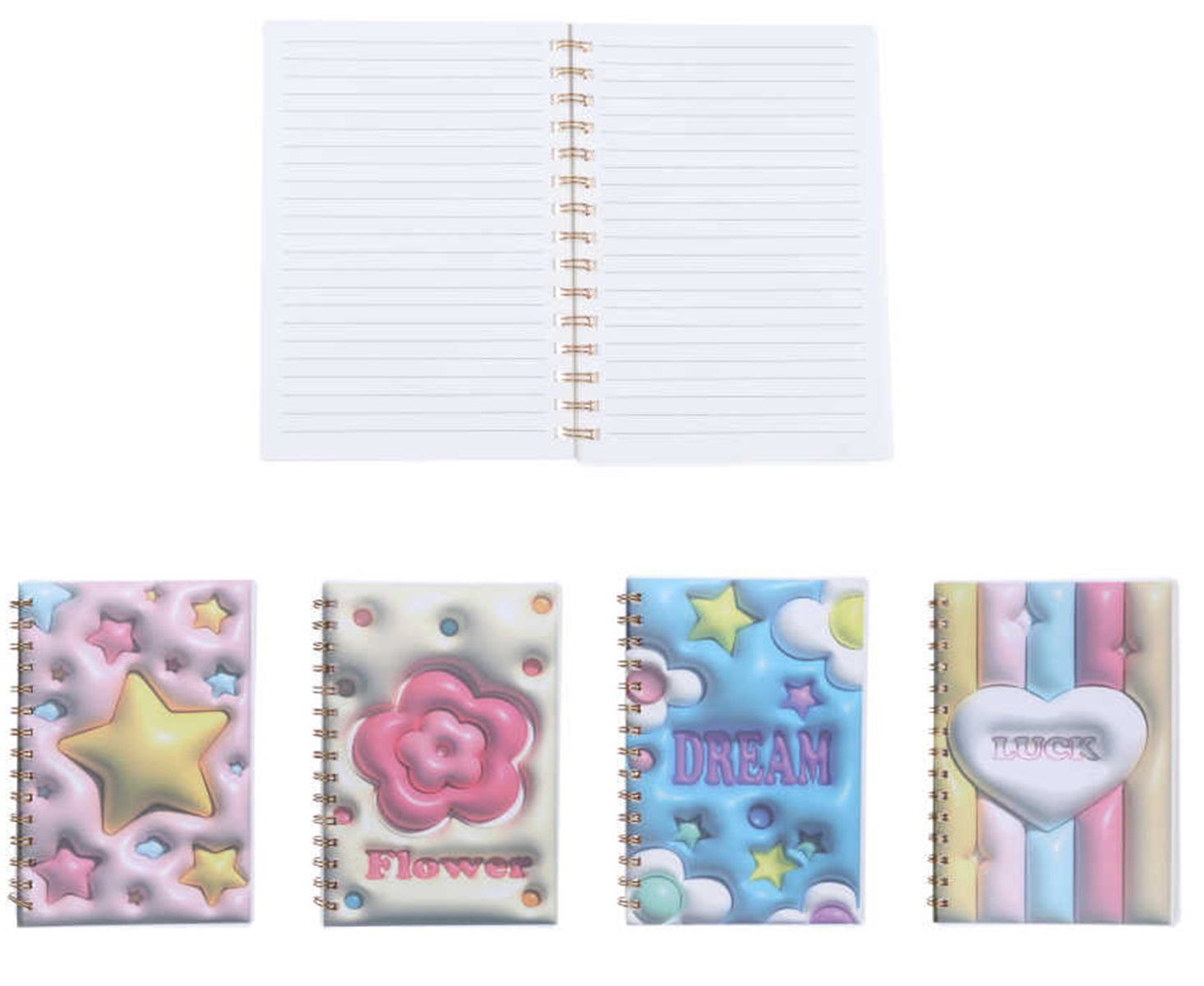 Cuaderno Agenda 3D A6