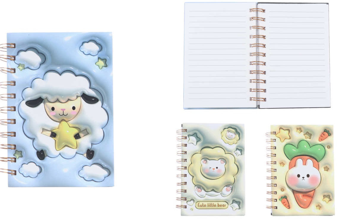 Cuaderno Agenda A5 3D