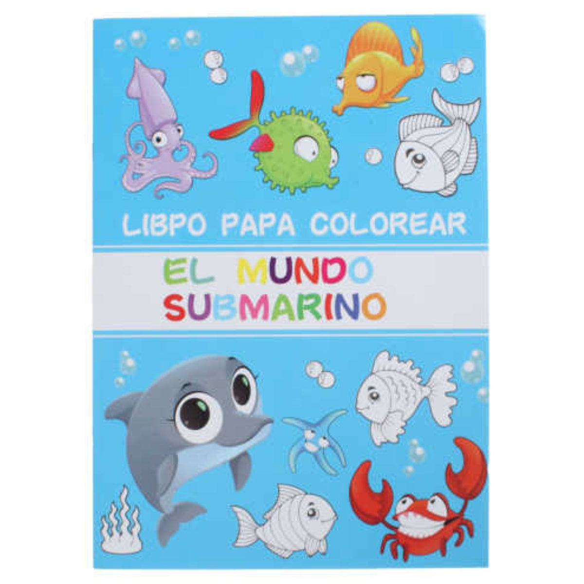 Libro para Colorear Infantil - Diseños Divertidos y Educativos