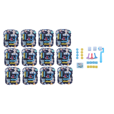 Pack de 12 Set de Sellos Goma Timbre Figuras Didáctico Niños