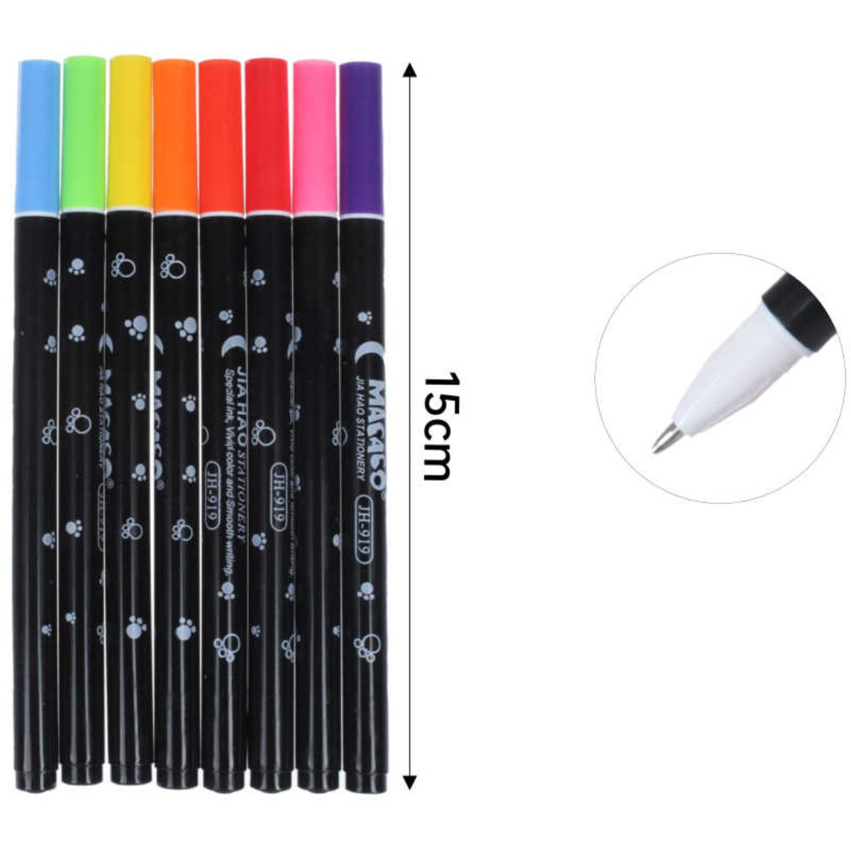 Marcadores Fluorescentes 919-8 - Set de 8 Pcs