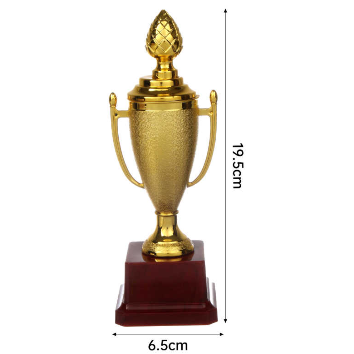 Trofeo de 6.5 cm de Diámetro y 19.5 cm de Altura