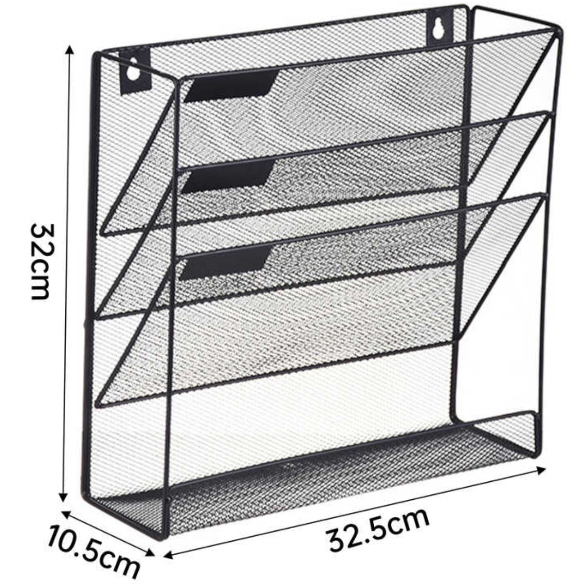 Organizador de Pared Vertical de 4 Niveles - 32.5x10.5x32 cm DG-9910