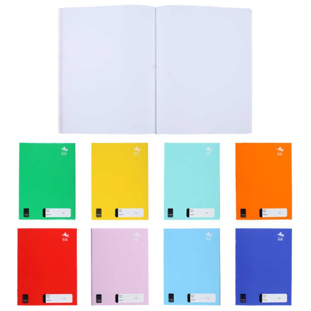 Pack 10 Cuadernos de 100 Páginas en Blanco A5