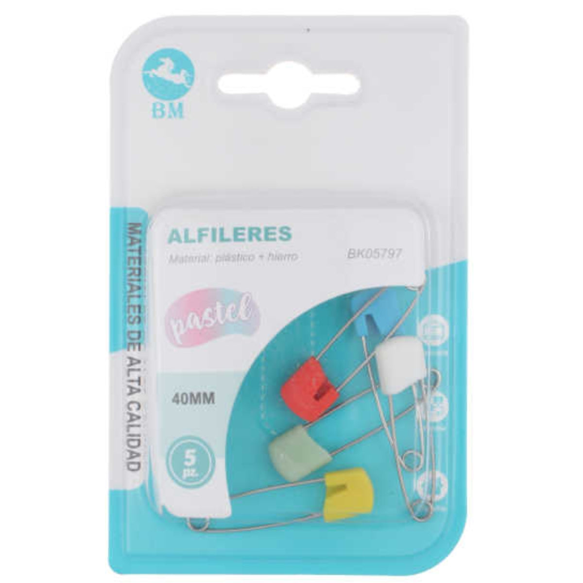 Set de Alfileres de Seguridad  40 mm, 5 Piezas