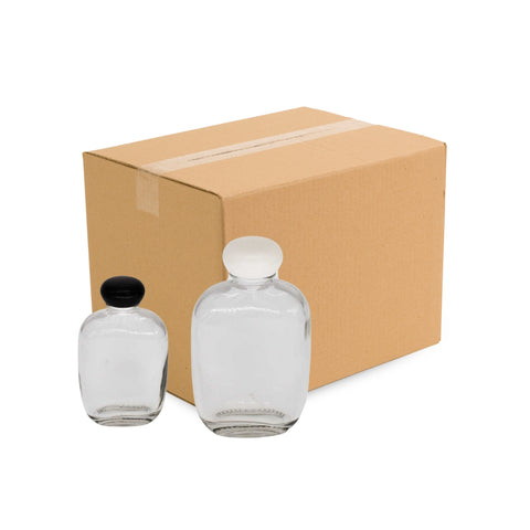 Caja de 96 Frascos de Vidrio Conserveros 125ml con Tapa