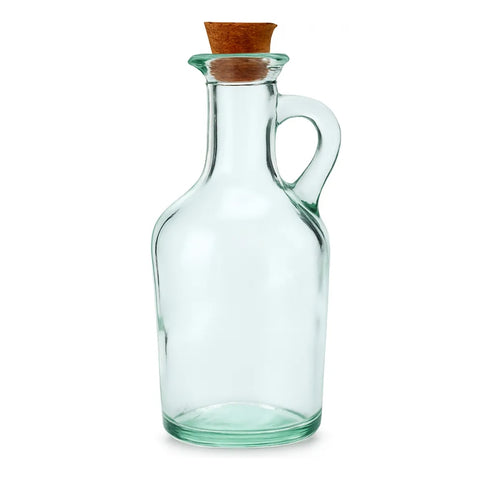 Aceitero Vinagrero De Vidrio Con Tapa Corcho 120ml
