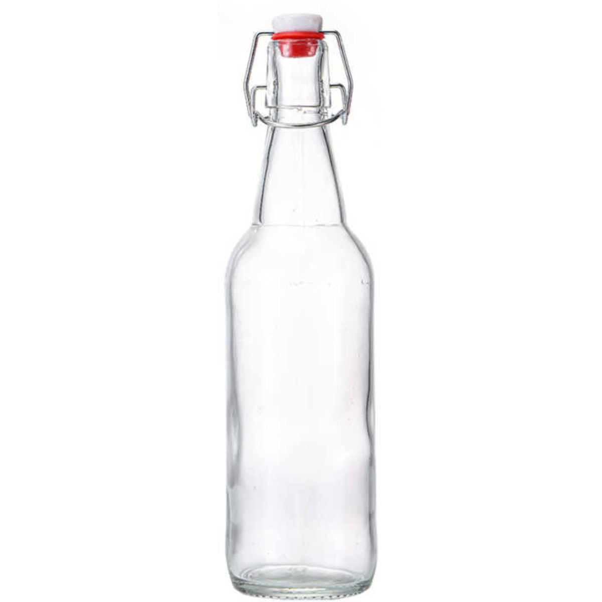 Botella de Vidrio con Cierre de Acero Inoxidable 1000 ml