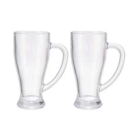 Pack de 2 Vasos De Vidrio Cervecero 400ml