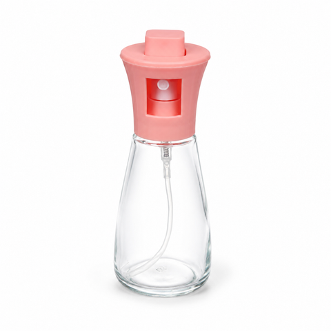 Atomizador de aceite de vidrio 170 ml color rosado