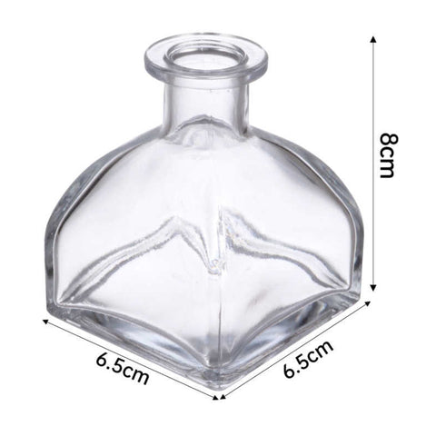 Pack 12 Frascos de Vidrio 120 ml Tipo Mongol para Difusor Mikado de Aromas