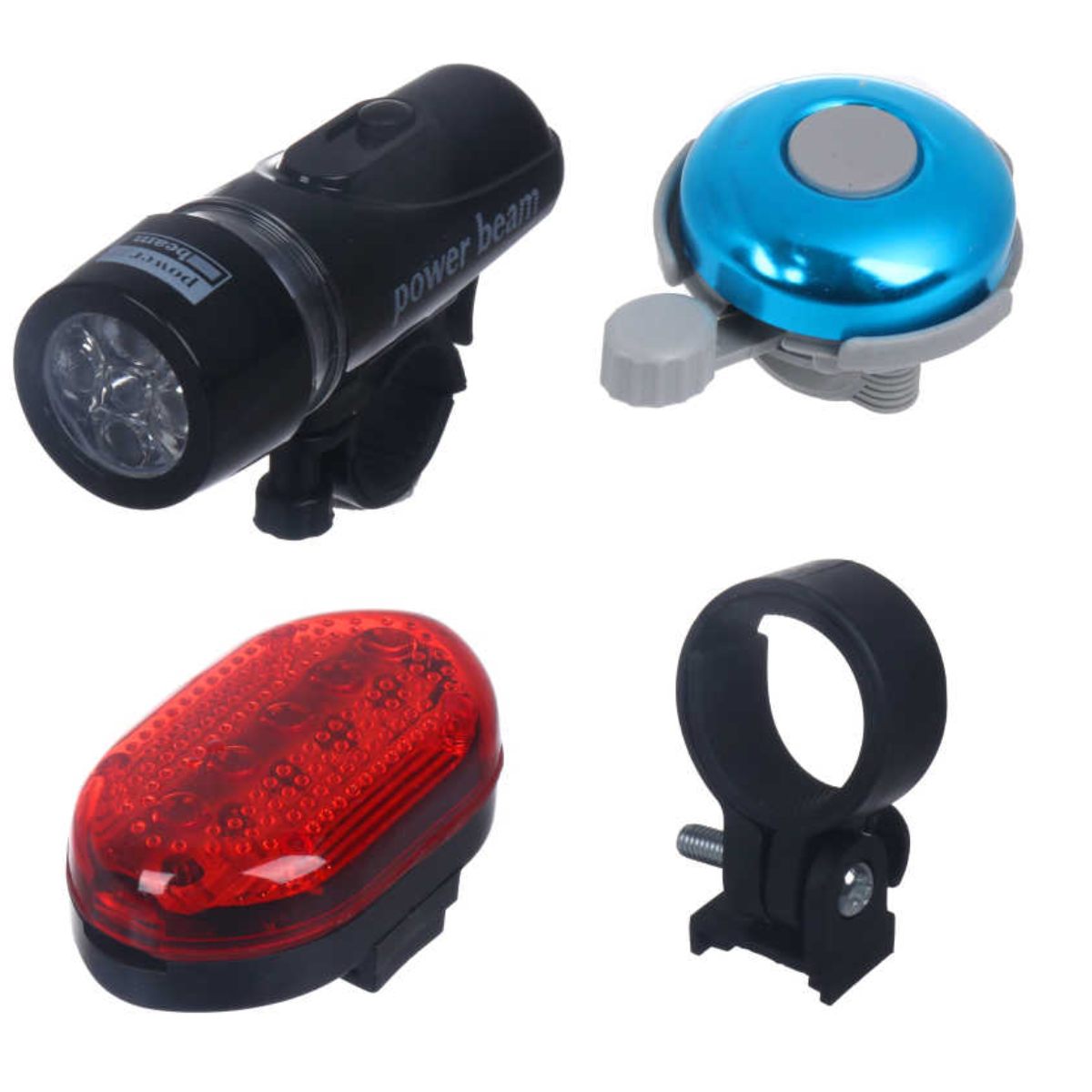 Luz Roja 22+ con Cinco LEDs y Timbre para Bicicleta - Seguridad Integral