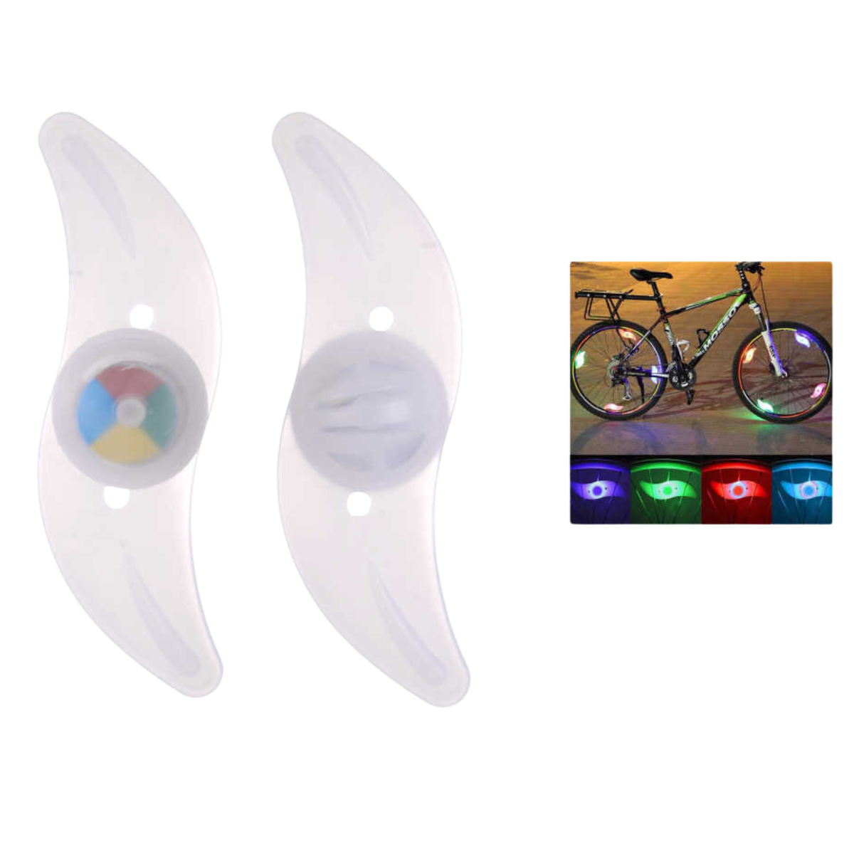 Luz para Rayos de Bicicleta - Iluminación Segura y Estilizada