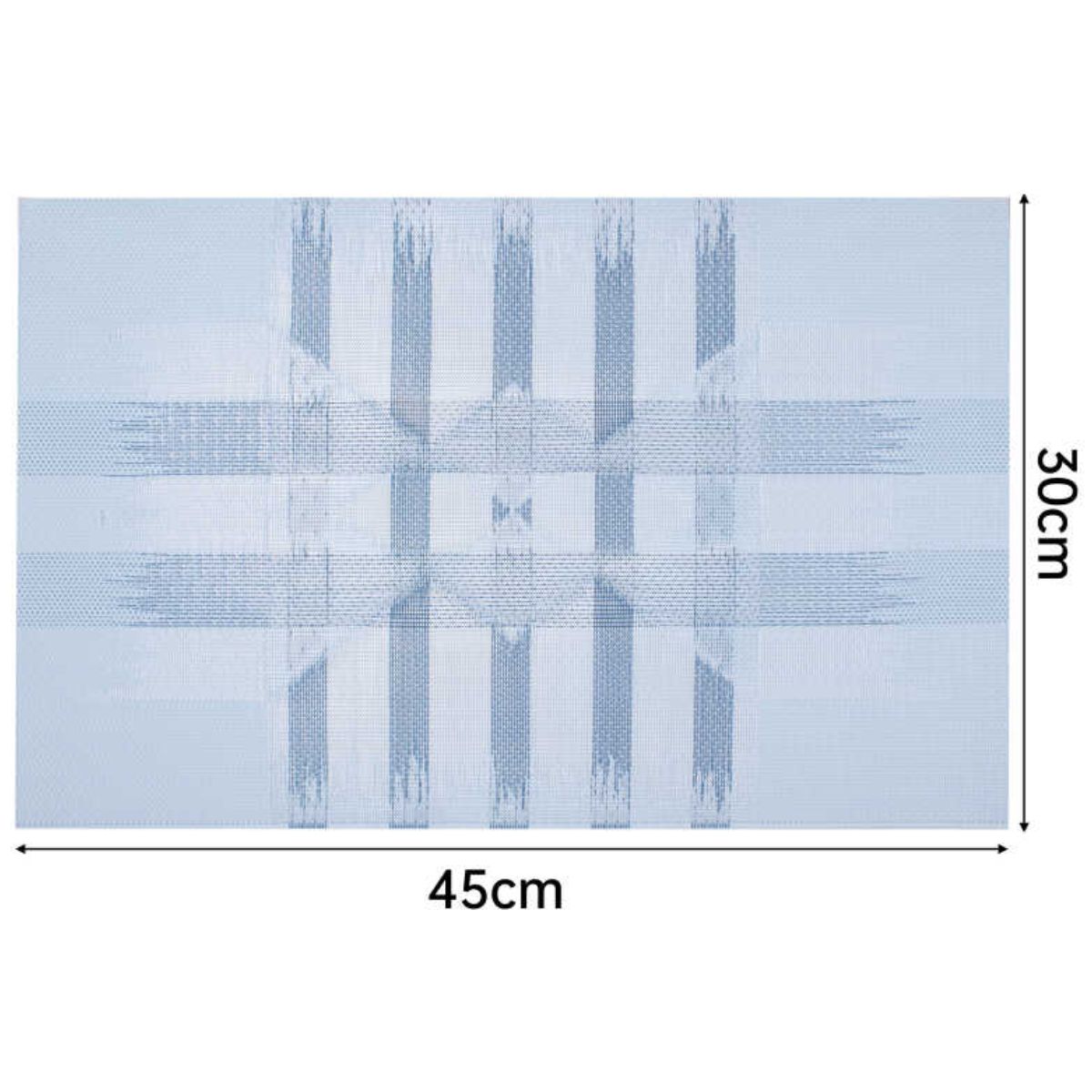 Mantel Individual Estampado de Rayas - 30 x 45 cm