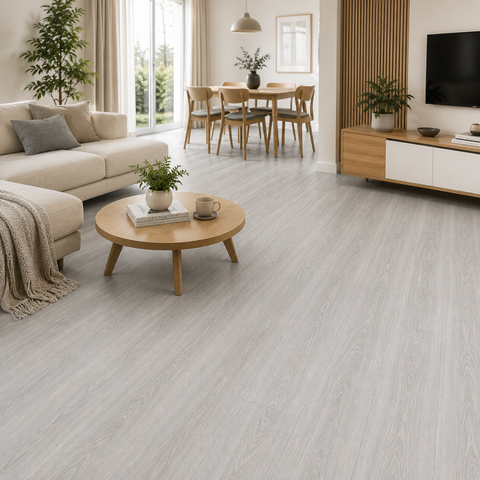 Piso Vinílico Autoadhesivo Gris Grafito Oscuro | Caja 36 Láminas | 5,02 m²