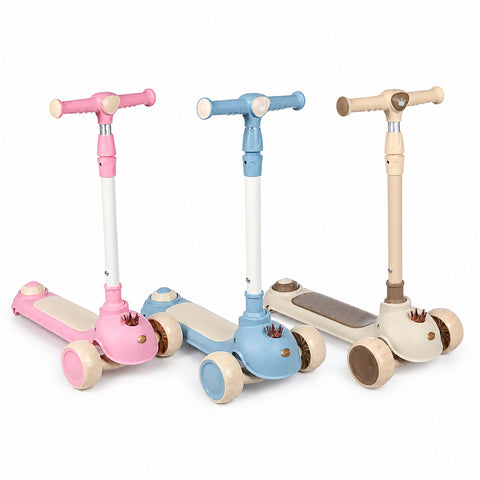 Scooter Infantil de 3 Ruedas con Manillar Ajustable