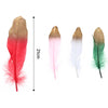 Paquete de 10 Plumas de 15-17 cm en Colores Variados