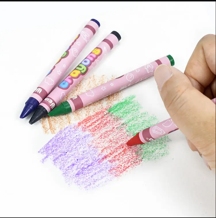 Set Crayones 24 Colores Escolar Weibo