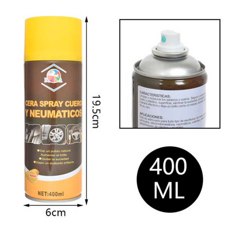 Spray de Silicona para Tablero de Auto 400ml – Limpieza y Protección