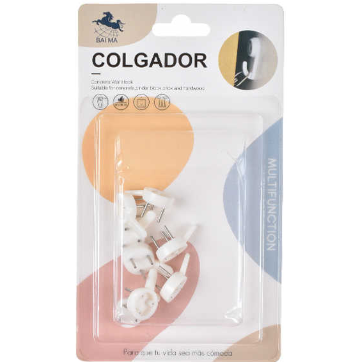 Colgador Gancho Para Pared 16cm