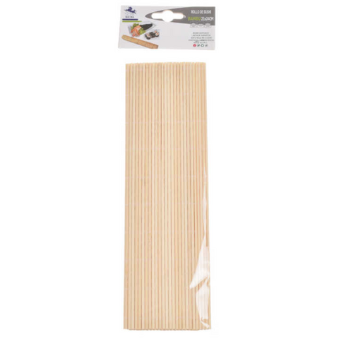 Alfombrilla Esterilla Redonda De Bambu Para Sushi 24X21