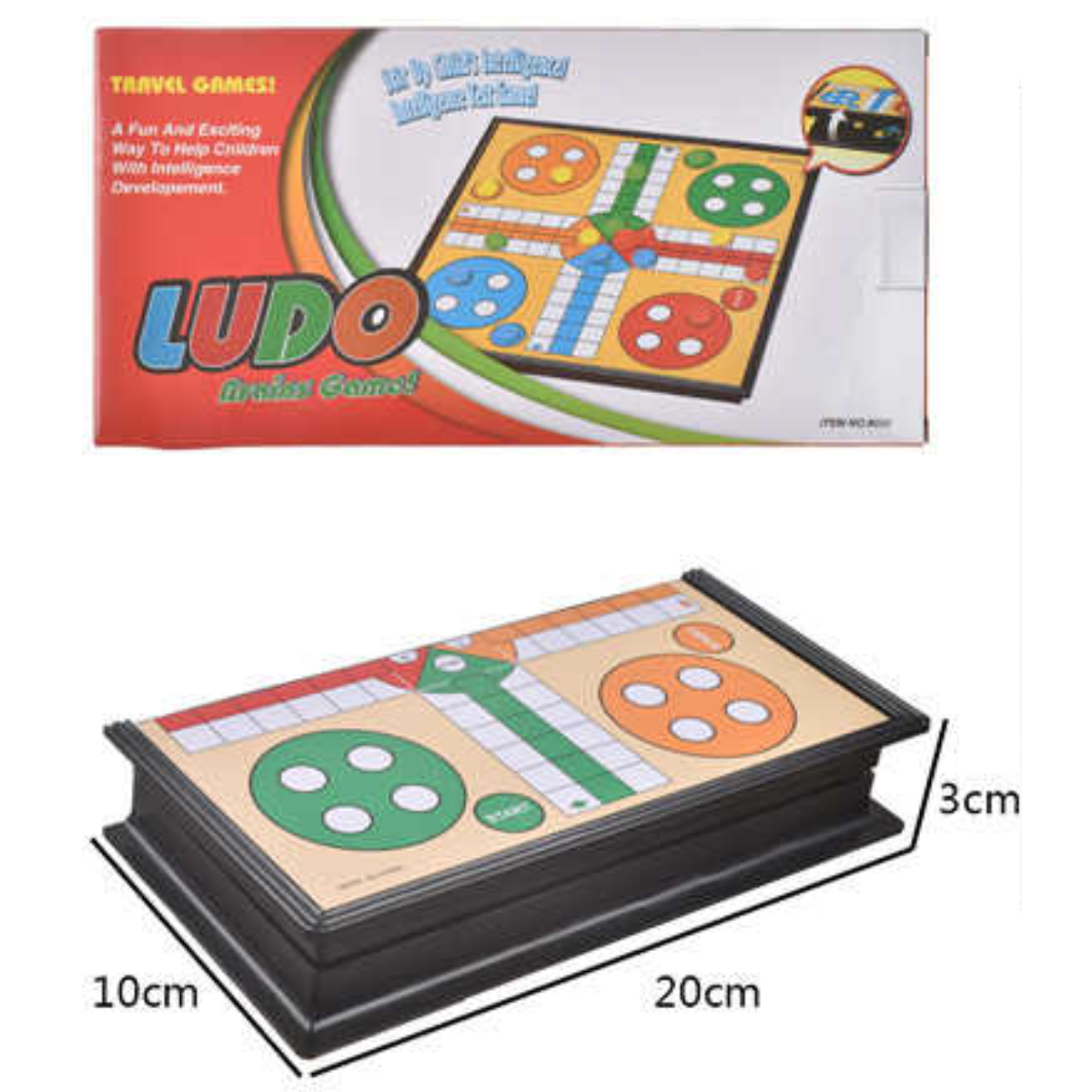 Ludo Magnetico Juego Mesa Clásico Educativo Tablero