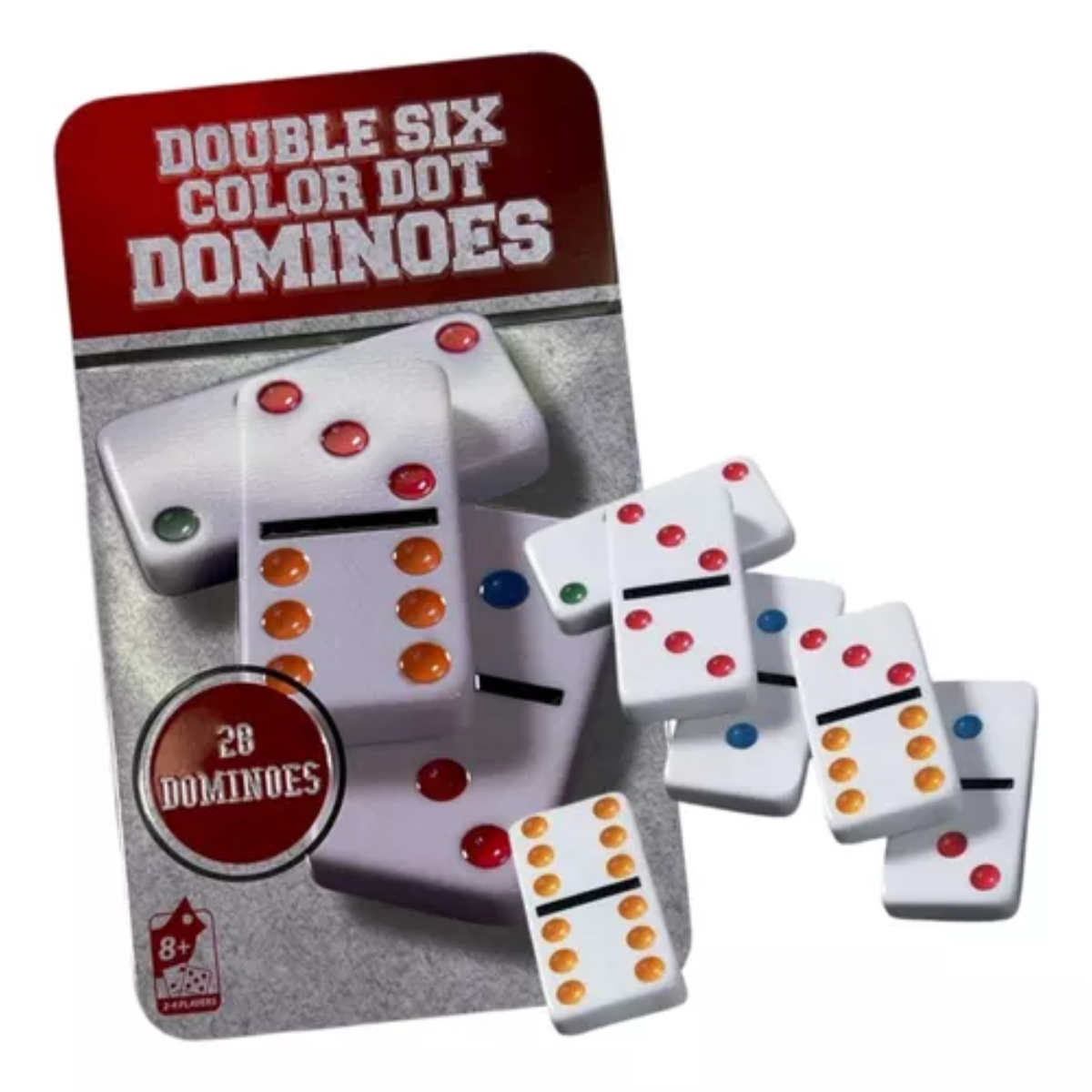 Juego De Mesa Domino Caja Metalica Doble 6