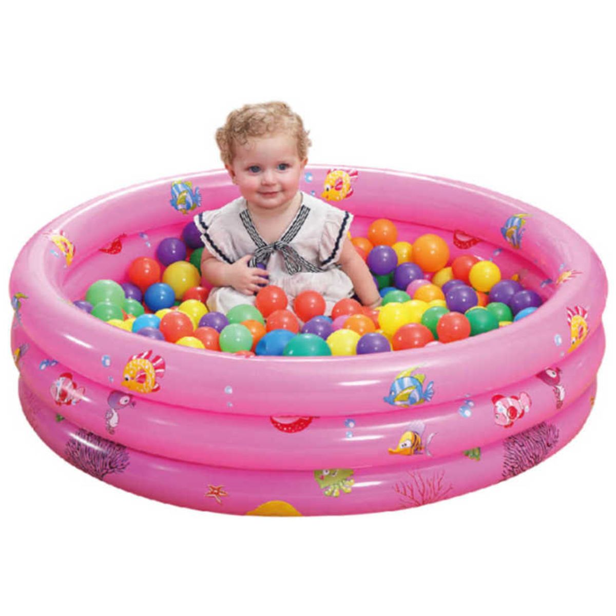 Piscina Inflable Bubble de 90 x 30 cm - Diversión Segura para Niños