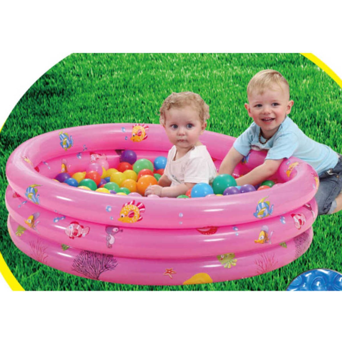 Piscina Inflable Bubble de 110 x 30 cm - Ideal para Diversión Acuática Infantil