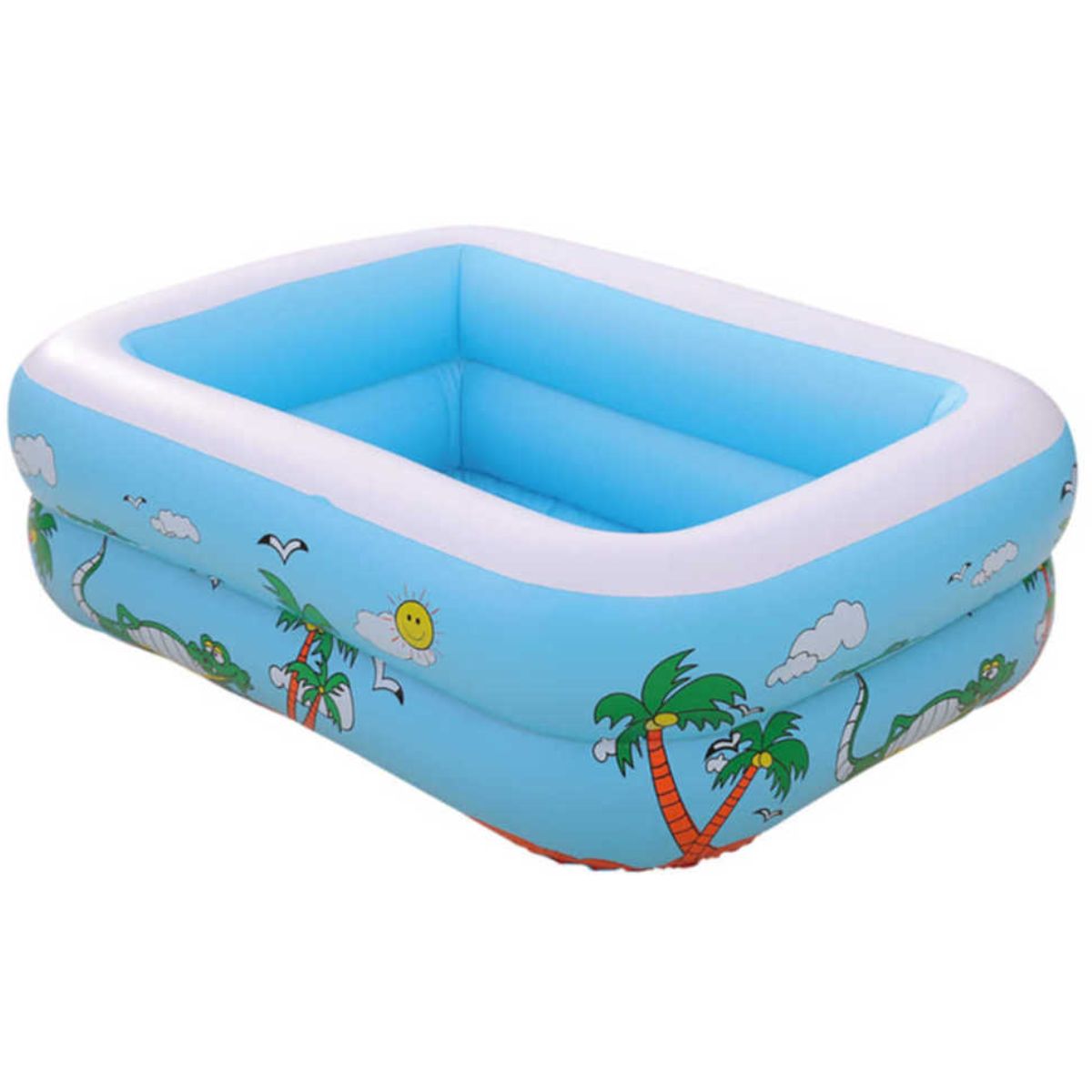 Piscina Inflable de 1.1 Metros con Dos Niveles - Compacta y Segura para Niños