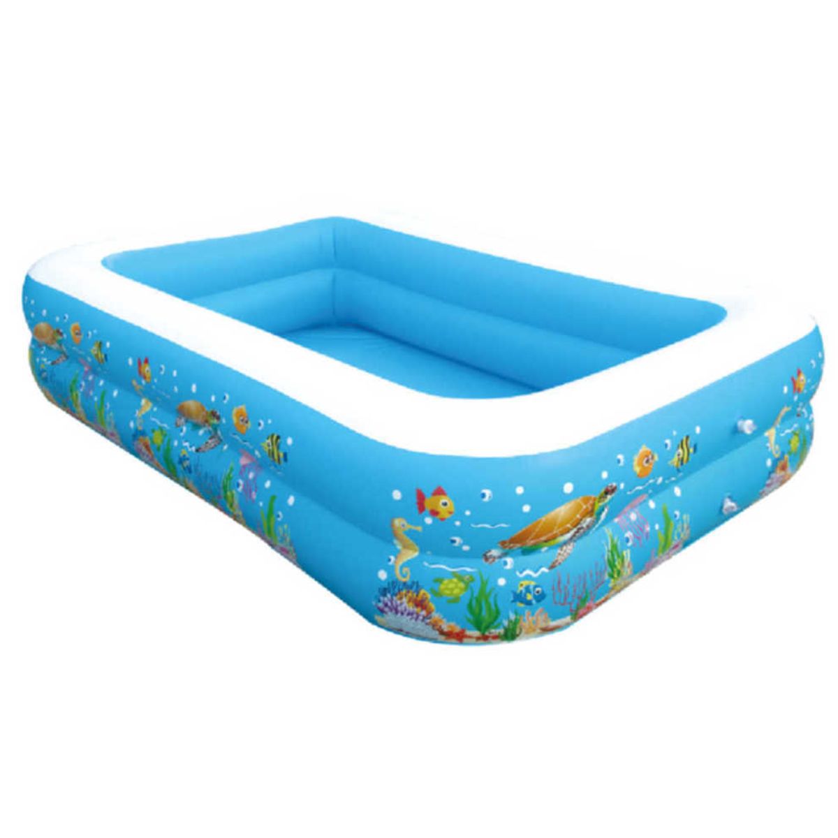 Piscina Inflable de 2.4 Metros con Dos Niveles - Espaciosa y Resistente para Toda la Familia