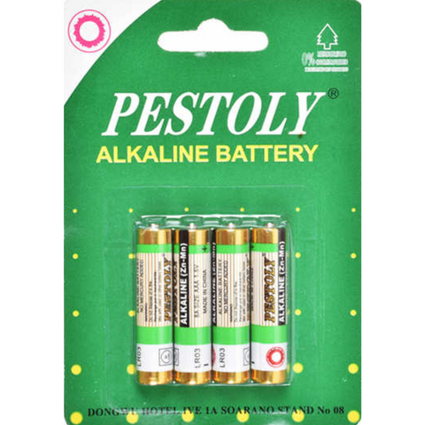 Pilas Alcalinas 15v 4 Unidad Bateria AAA