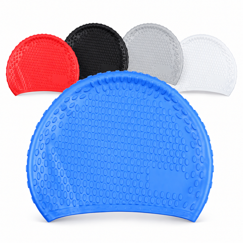 Gorro de natación infantil de silicona en colores surtidos