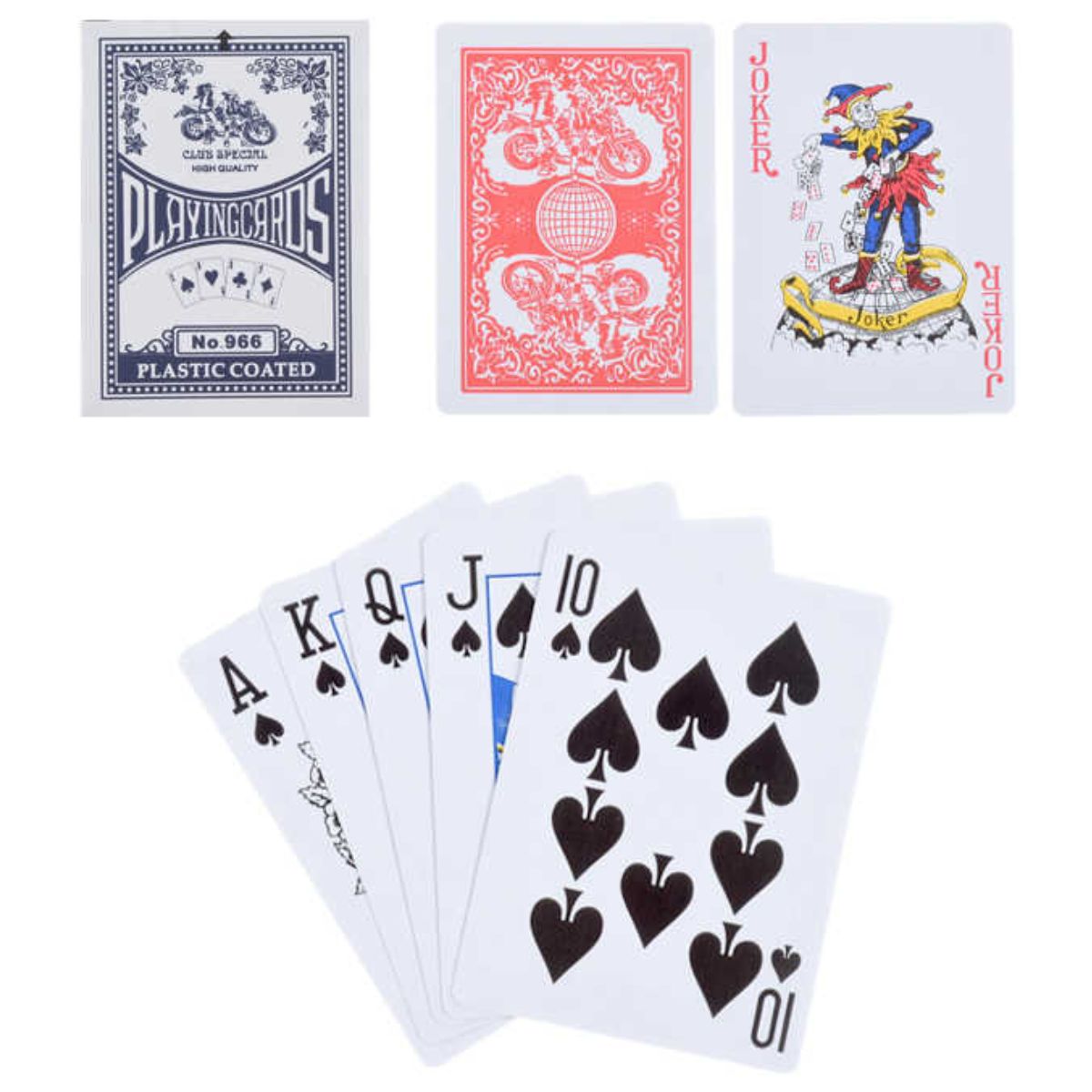 Baraja de Cartas de Poker con Núcleo Gris 290g