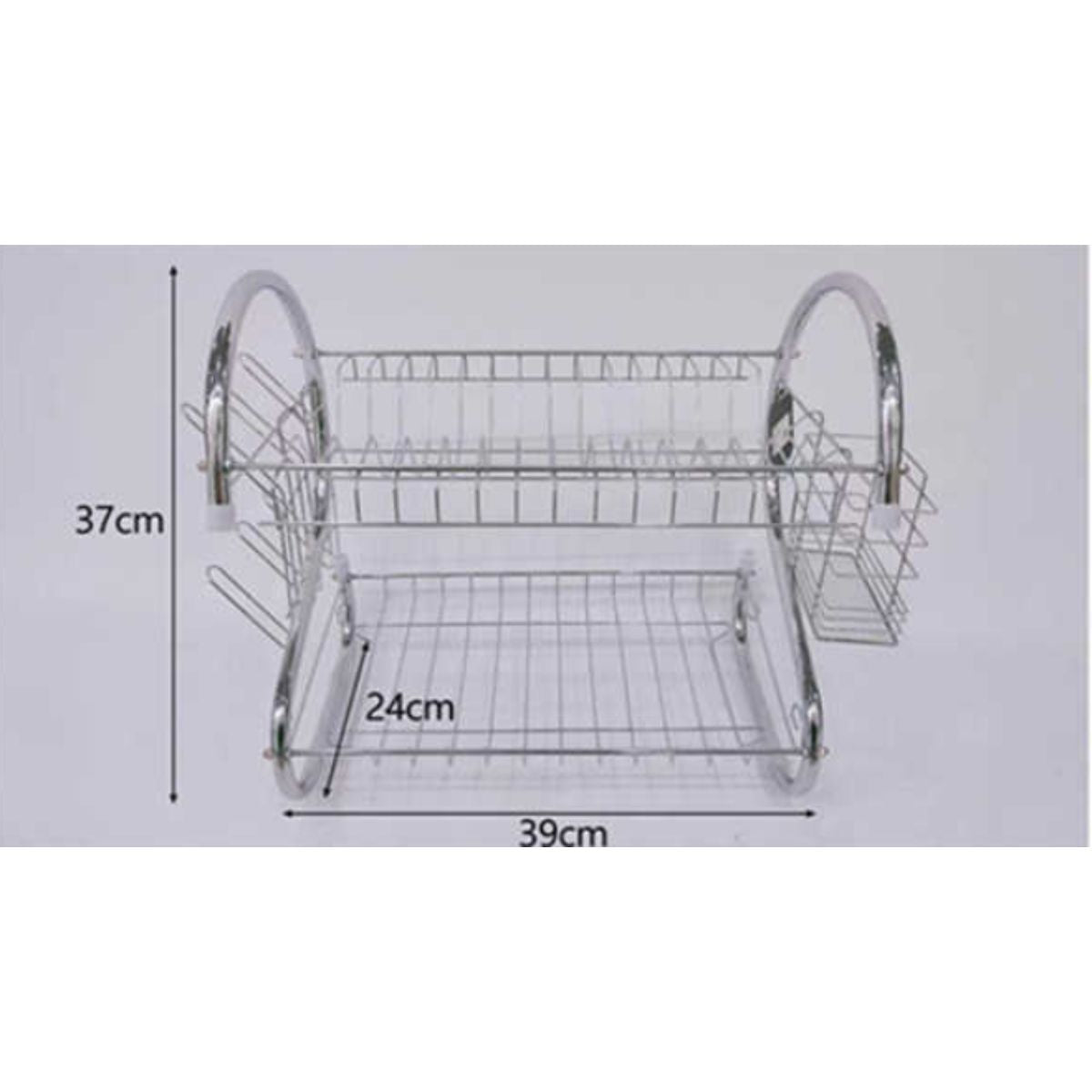 Escurridor de Platos Metálico HP21-018 con Diseño Eficiente y Resistente