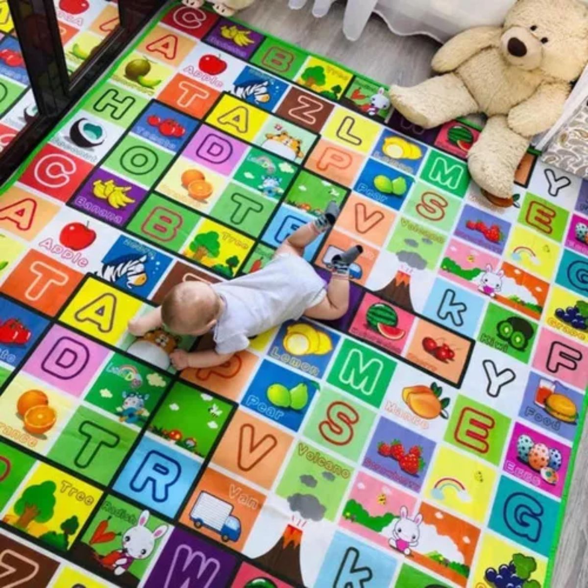 Alfombra Intuitiva Infantil con Formas y Texturas